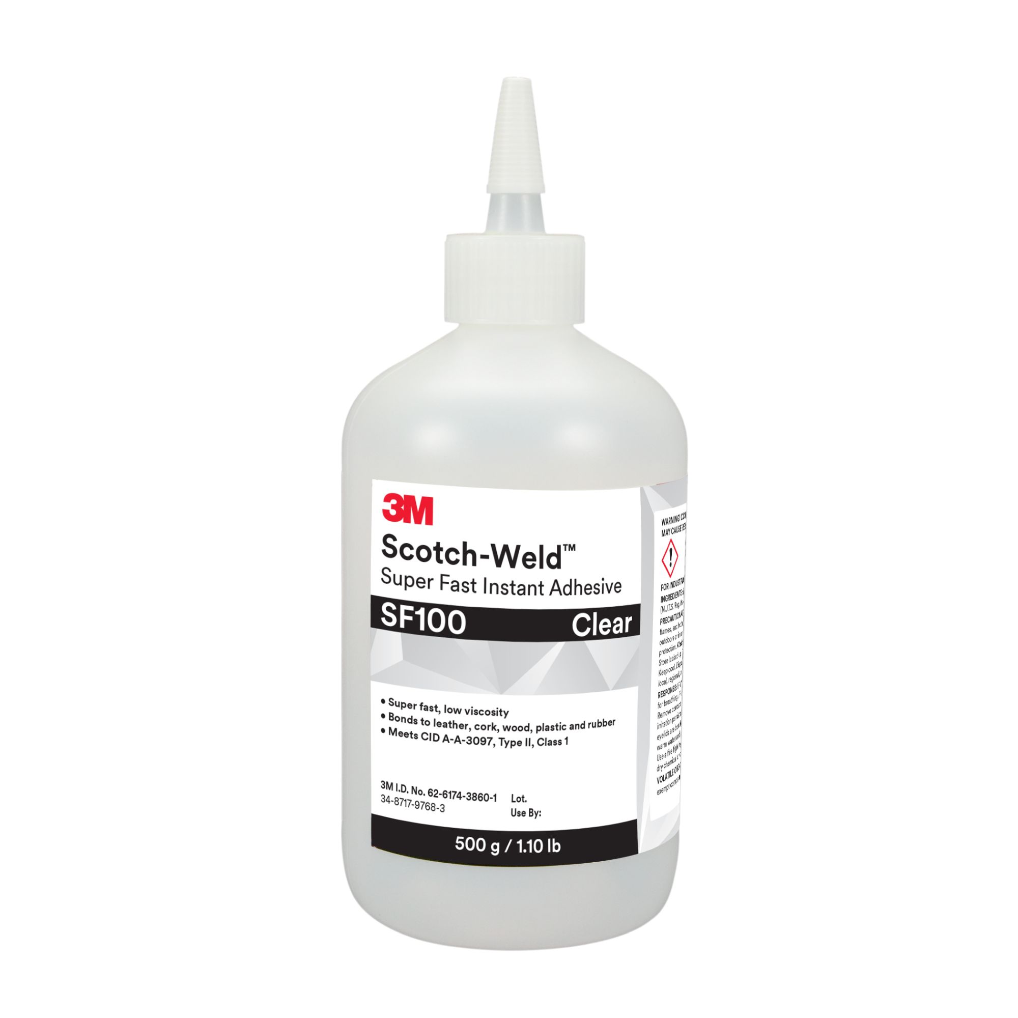 3M™ Scotch-Weld™ Adhesivo instantáneo súper rápido SF100, Transparente, 20 g