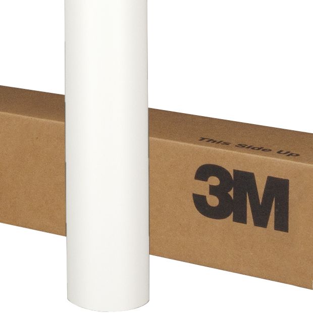 3M™ Wrap Film 2080-M10, Matte White, 1524 mm x 22.86 m, 60 in x 25 yd