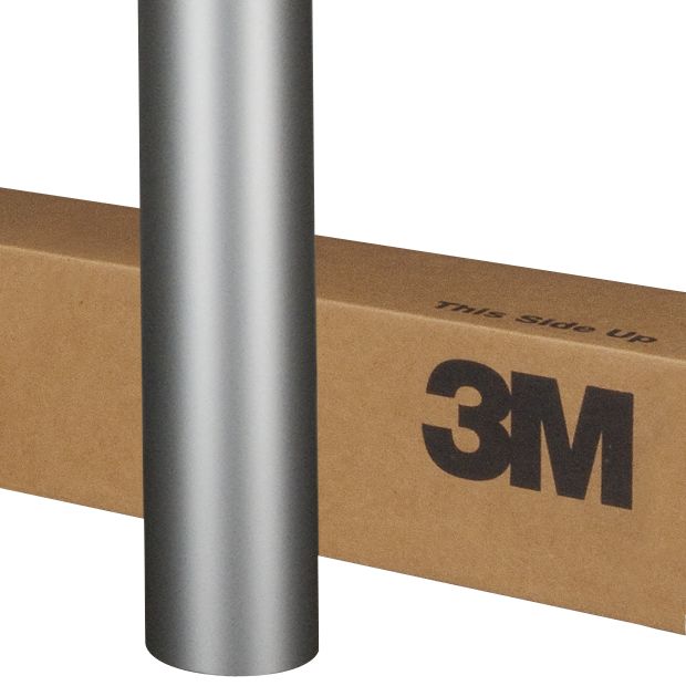 3M™ Wrap Film 2080-M21, Matte Silver Metallic, 1524 mm x 22.86 m, 60 in x 25 yd