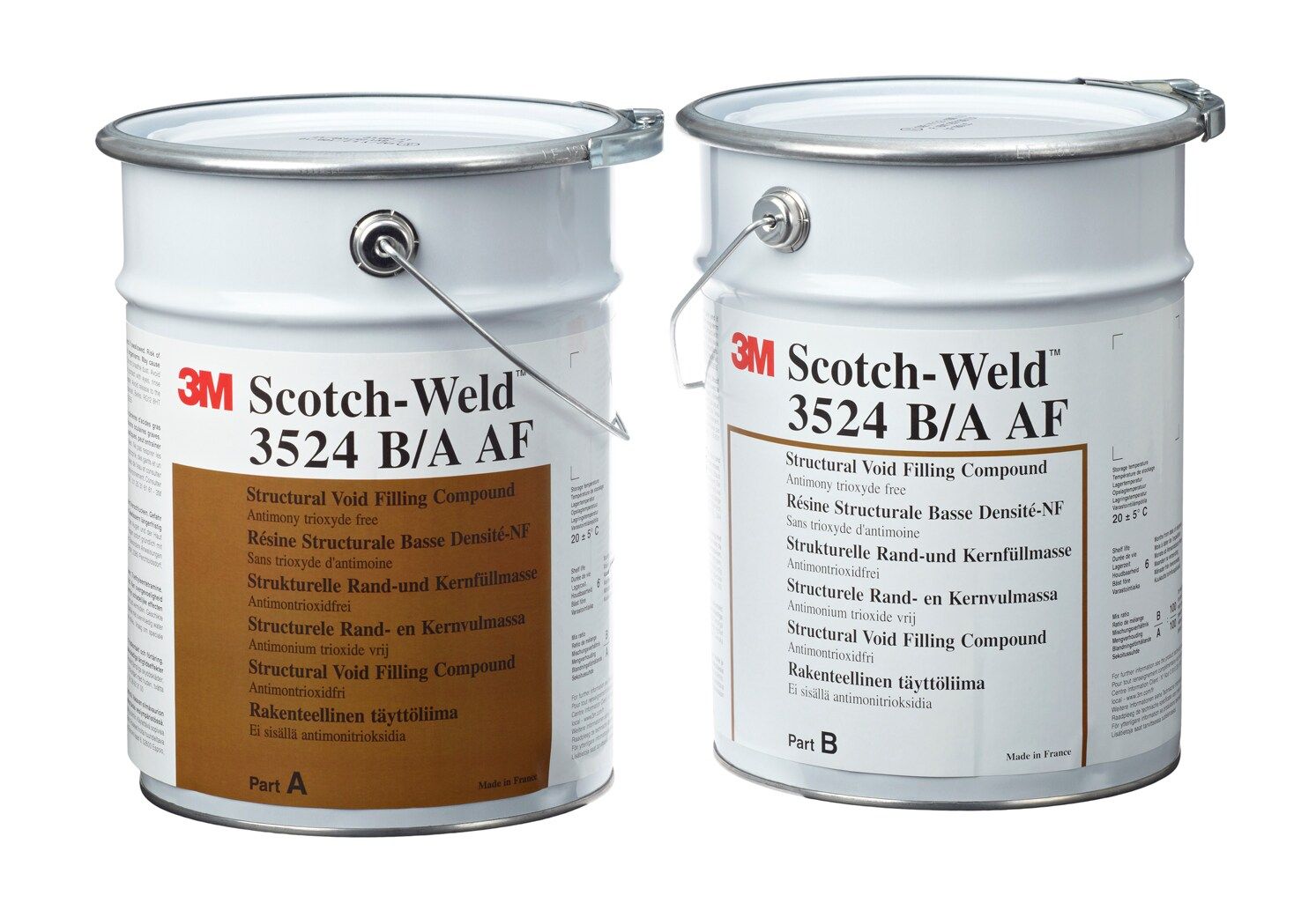 3M™ Scotch-Weld™ Compuesto de relleno de vacío EC-3524 B/A AF, 4 kg