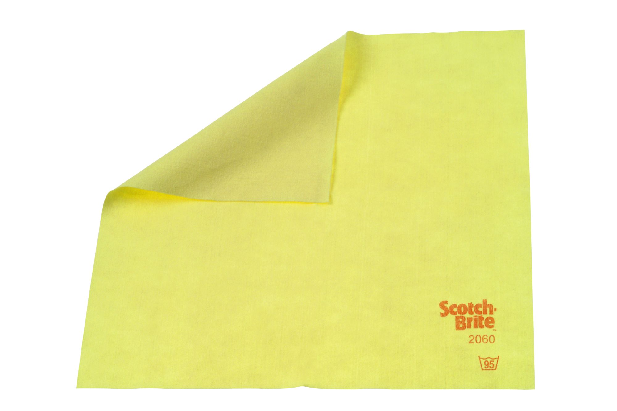 Scotch-Brite™ Bayete Microfibra Semidesechable 2060, Amarillo, 360 mm x 400 mm, 10/Pack