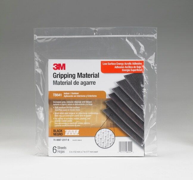 3M™ Gripping Material TB641, Negro, 25 mm x 4,5 m