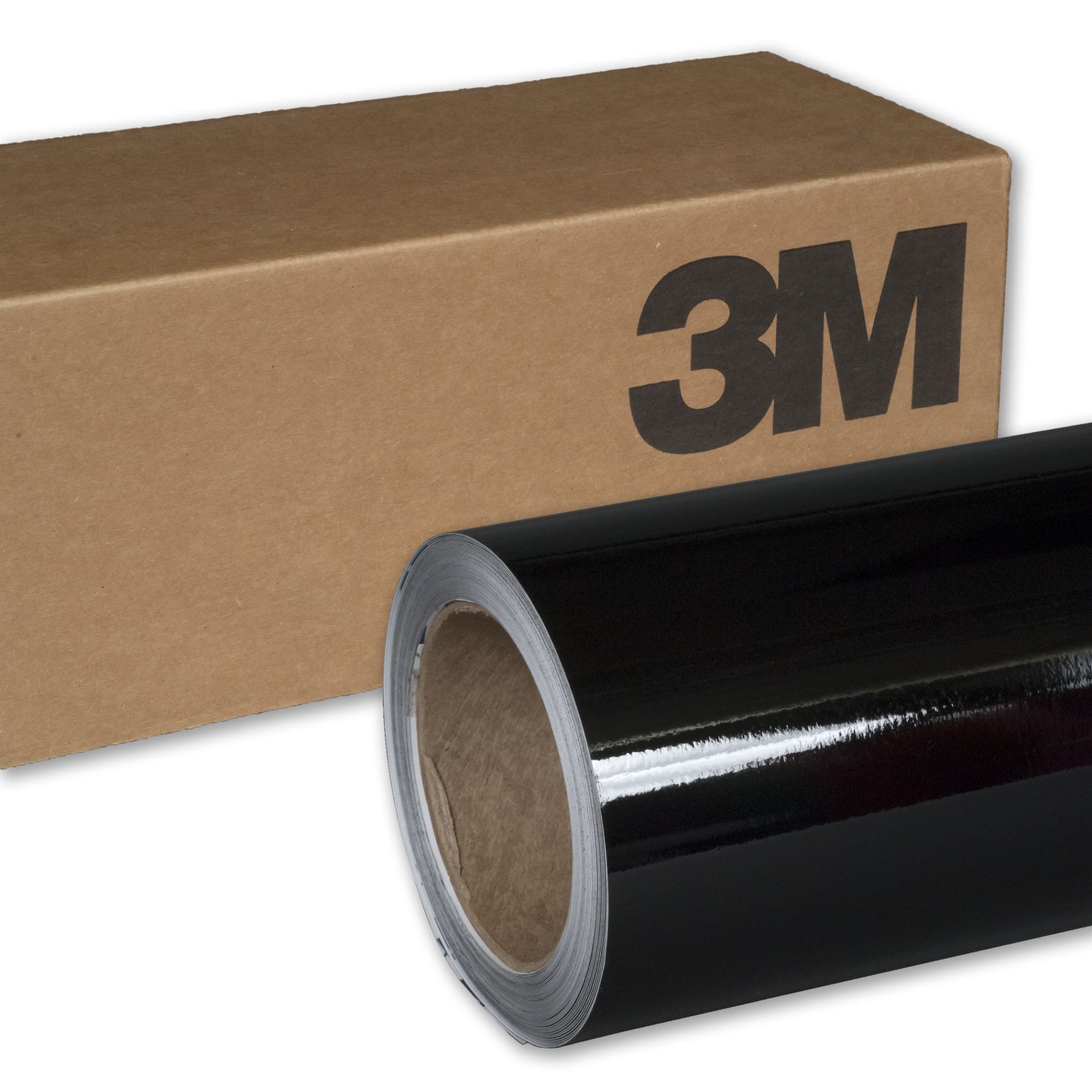 3M™ Wrap Film 2080-G12, Gloss Black, 1524 mm x 22.86 m, 60 in x 25 yd