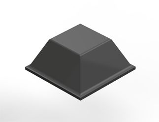 3M™ Bumpon SJ5018 Gris, caja de 3000 unidades