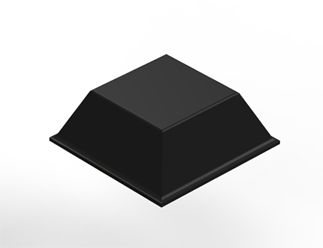 3M™ Bumpon SJ5023 Negro, caja de 1000 unidades