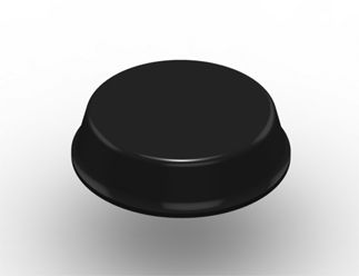 3M™ Bumpon SJ5780 Negro, caja de 2600 unidades