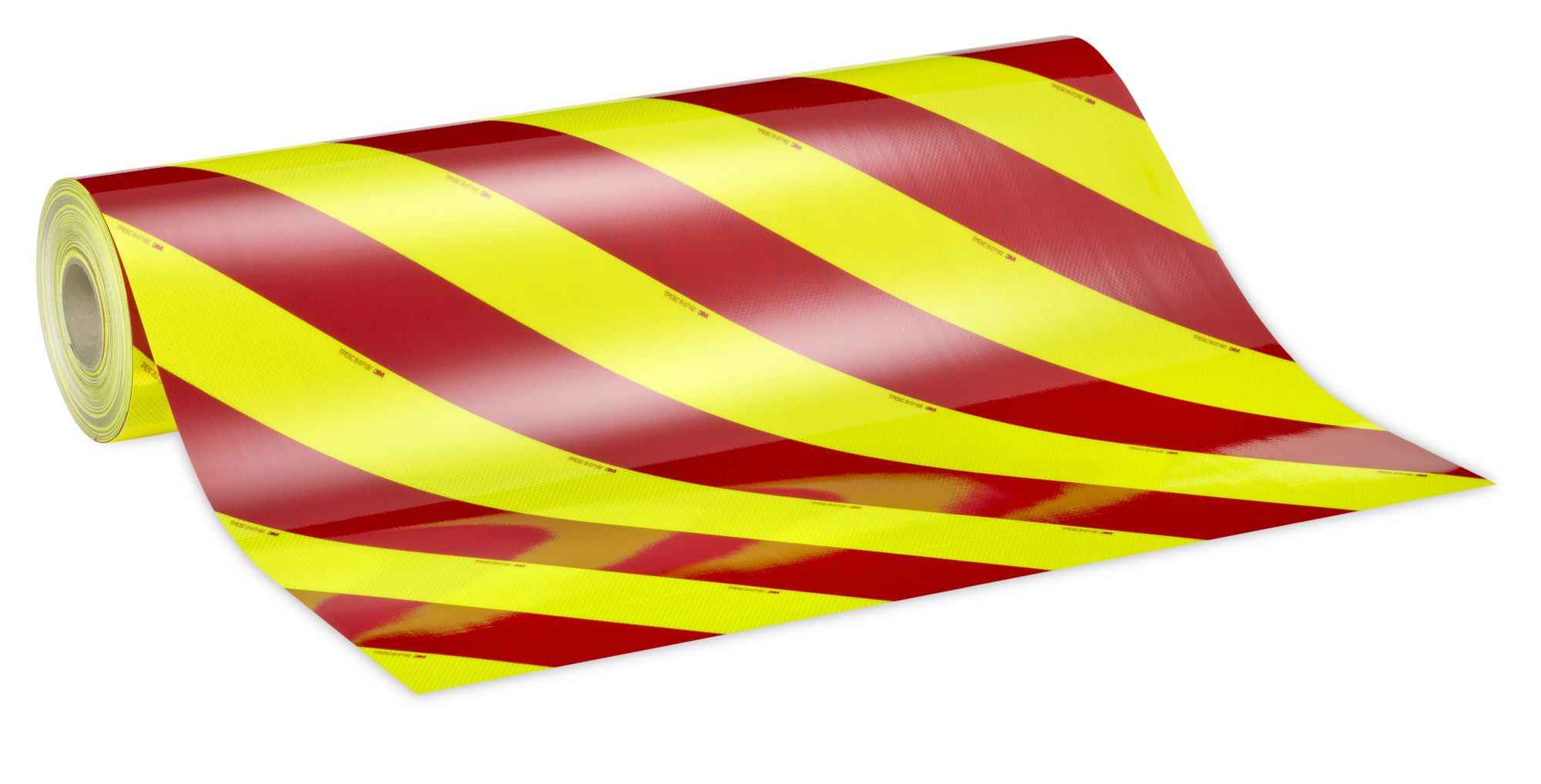 3M™ Diamond Grade™ 4083-33 Lámina Retrorreflec. de Micropris. Clase RA3 DG3 Amarillo-Limón Fluor/Rojo BARR DCHA 0,914m x 45,7m , 1 rollo/caja