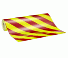 3M™ Diamond Grade™ 4083-33 Lámina Retrorreflec. de Micropris. Clase RA3 DG3 Amarillo-Limón Fluor/Rojo BARR DCHA 0,914m x 45,7m , 1 rollo/caja
