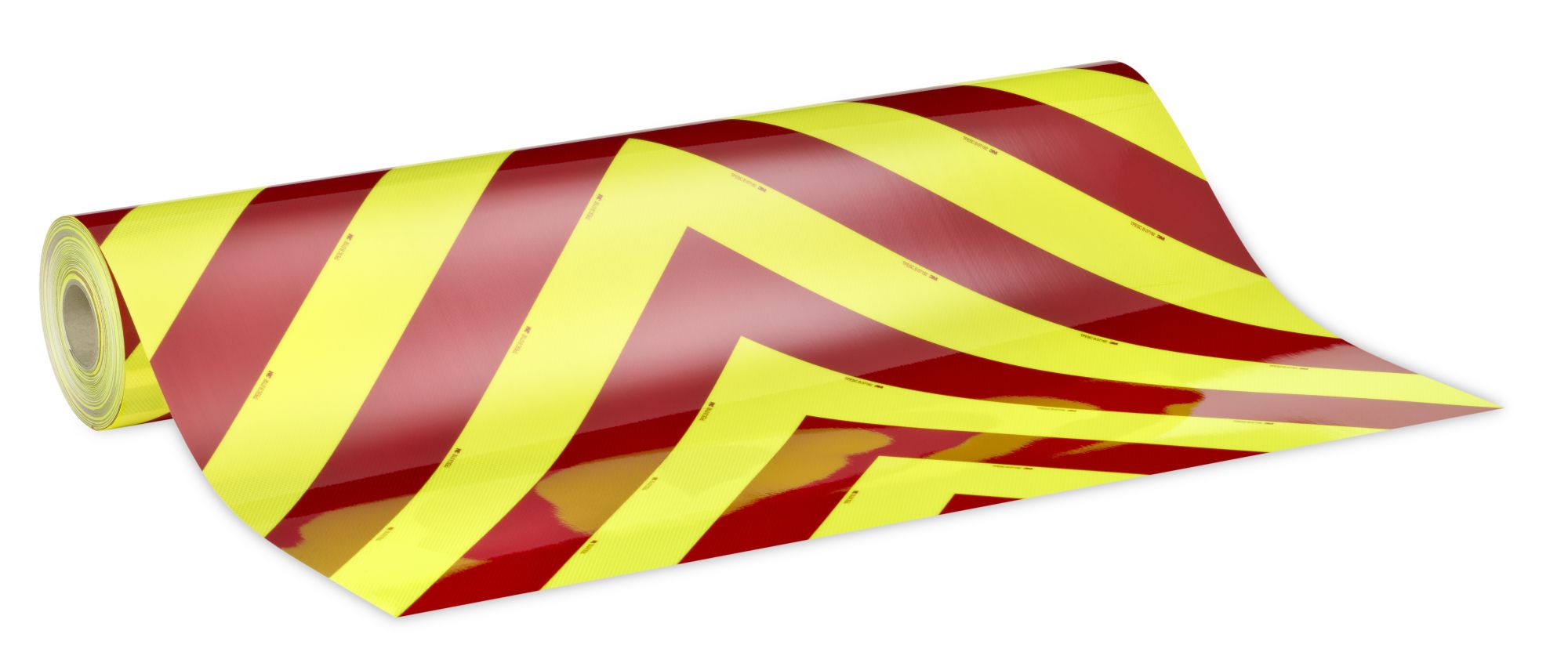 3M™ Diamond Grade™ 4083-33 Lámina Retrorreflec. de Micropris. Clase RA3 DG3 Amarillo-Limón Flúor/Rojo BARR IZDA/DCHA 1,22m x 45,7m , 1 rollo/caja