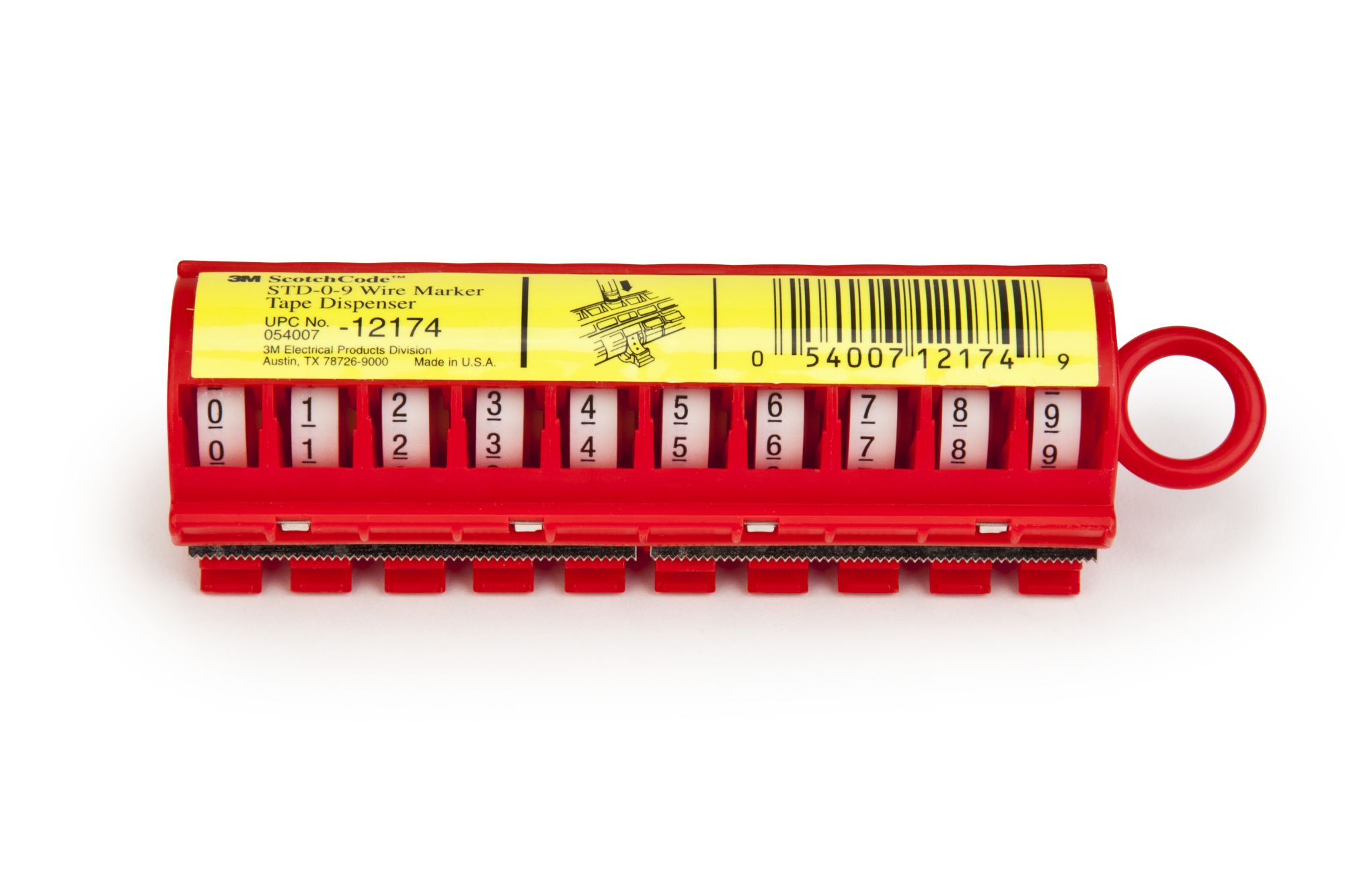 3M™ Scotchcode™ Dispensador con Rollo de 0 a 9 STD 0-9 X