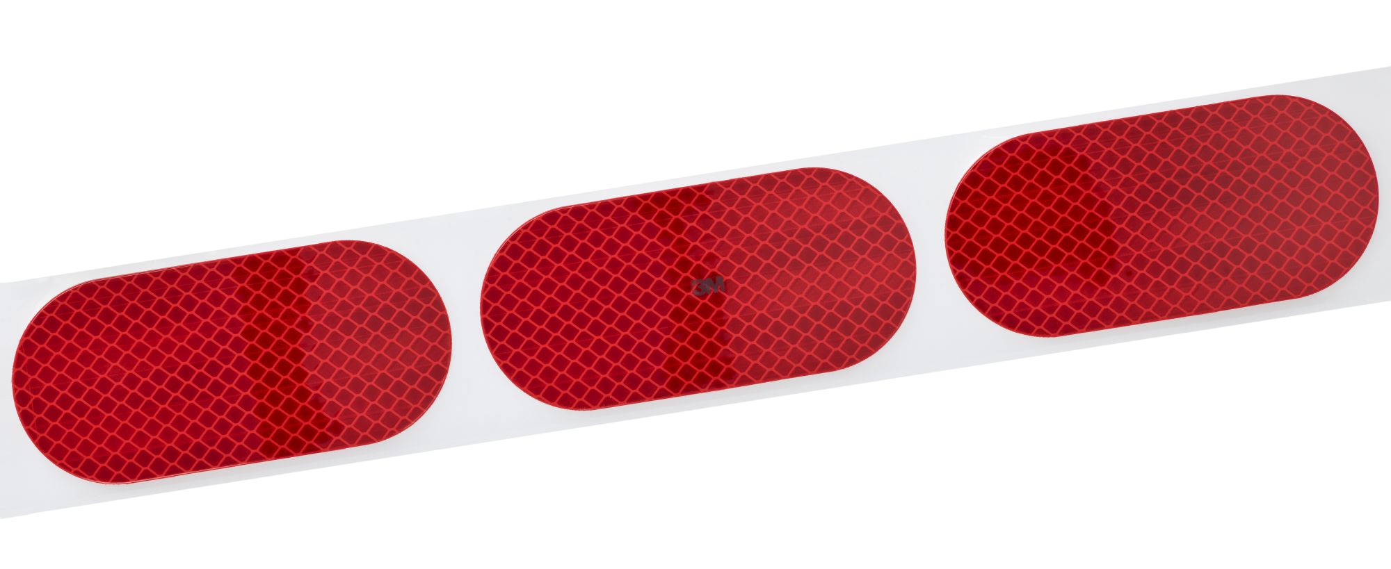 3M™ Diamond Grade™ 983-72 S Lámina Retrorreflectante Microprismas Precortada (piezas de 10,6cm) Clase C reg. ECE104 DG³ Rojo Rollo 51mm x 50m