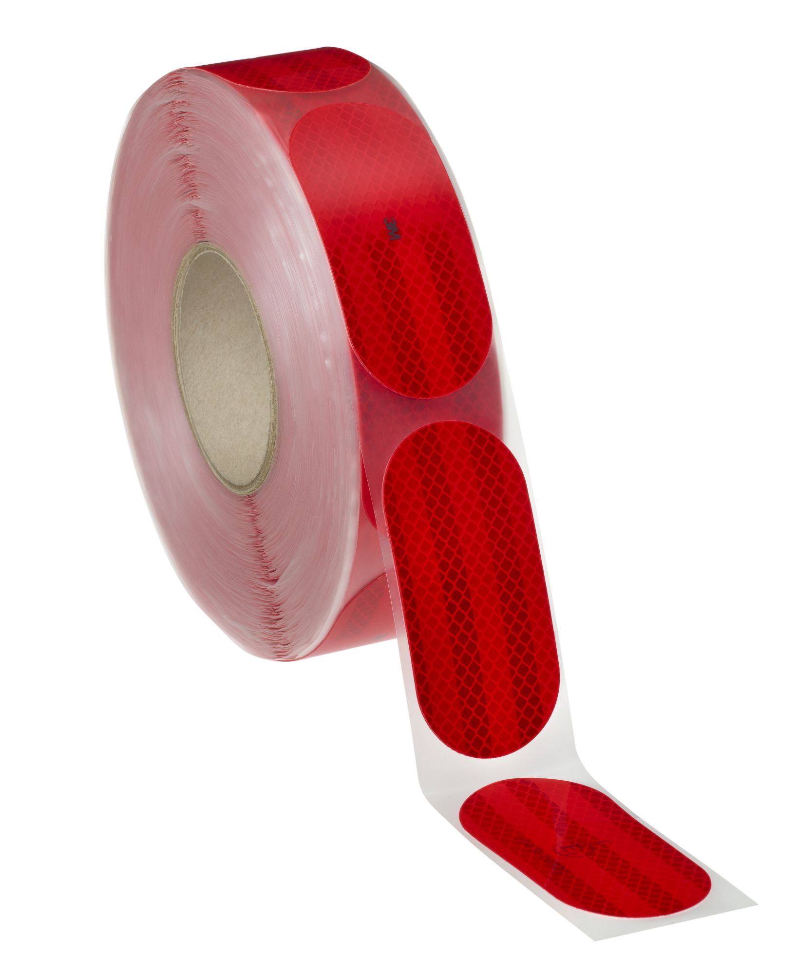 3M™ Diamond Grade™ 983-72 S Lámina Retrorreflectante Microprismas Precortada (piezas de 10,6cm) Clase C reg. ECE104 DG³ Rojo Rollo 51mm x 50m