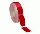 3M™ Diamond Grade™ 983-72 S Lámina Retrorreflectante Microprismas Precortada (piezas de 10,6cm) Clase C reg. ECE104 DG³ Rojo Rollo 51mm x 50m