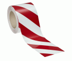 3M™ Engineer Grade 13057 Lámina Retrorreflectante Microesferas Clase RA1 EG  Rojo/Blanco, Derecha,Rollo 100 mm x 25 m