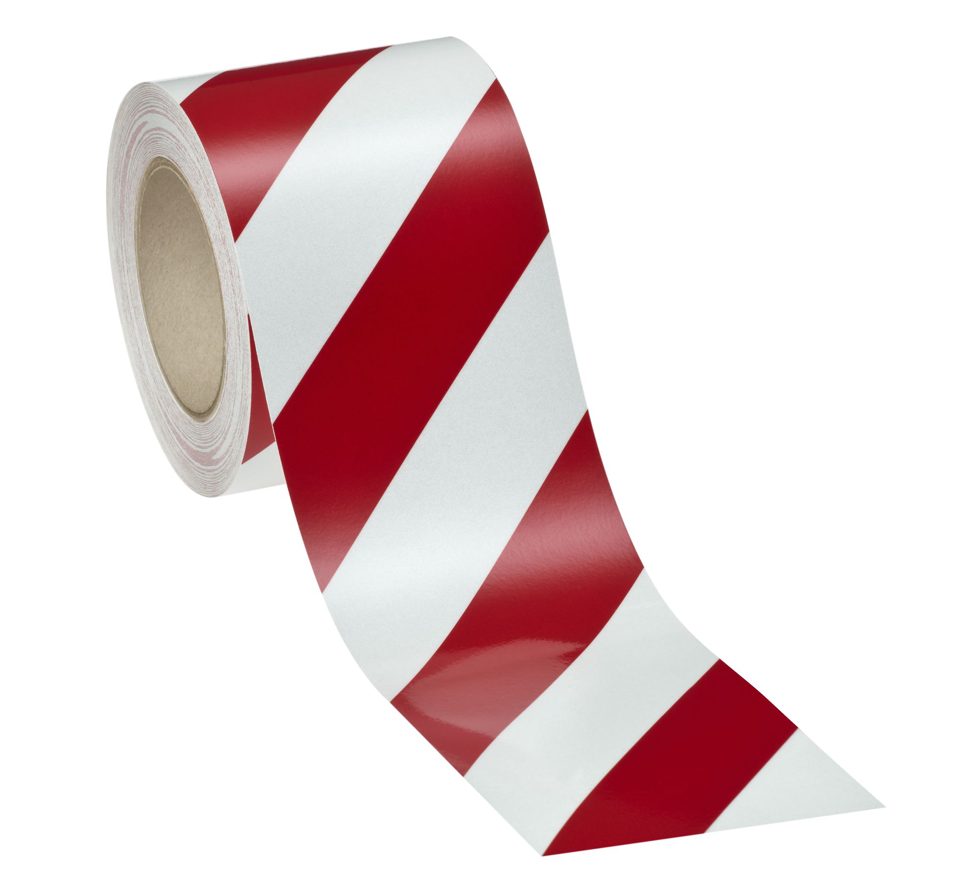 3M™ Engineer Grade 13057 Lámina Retrorreflectante Microesferas Clase RA1 EG  Rojo/Blanco, Izquierda ,Rollo 100 mm x 25 m