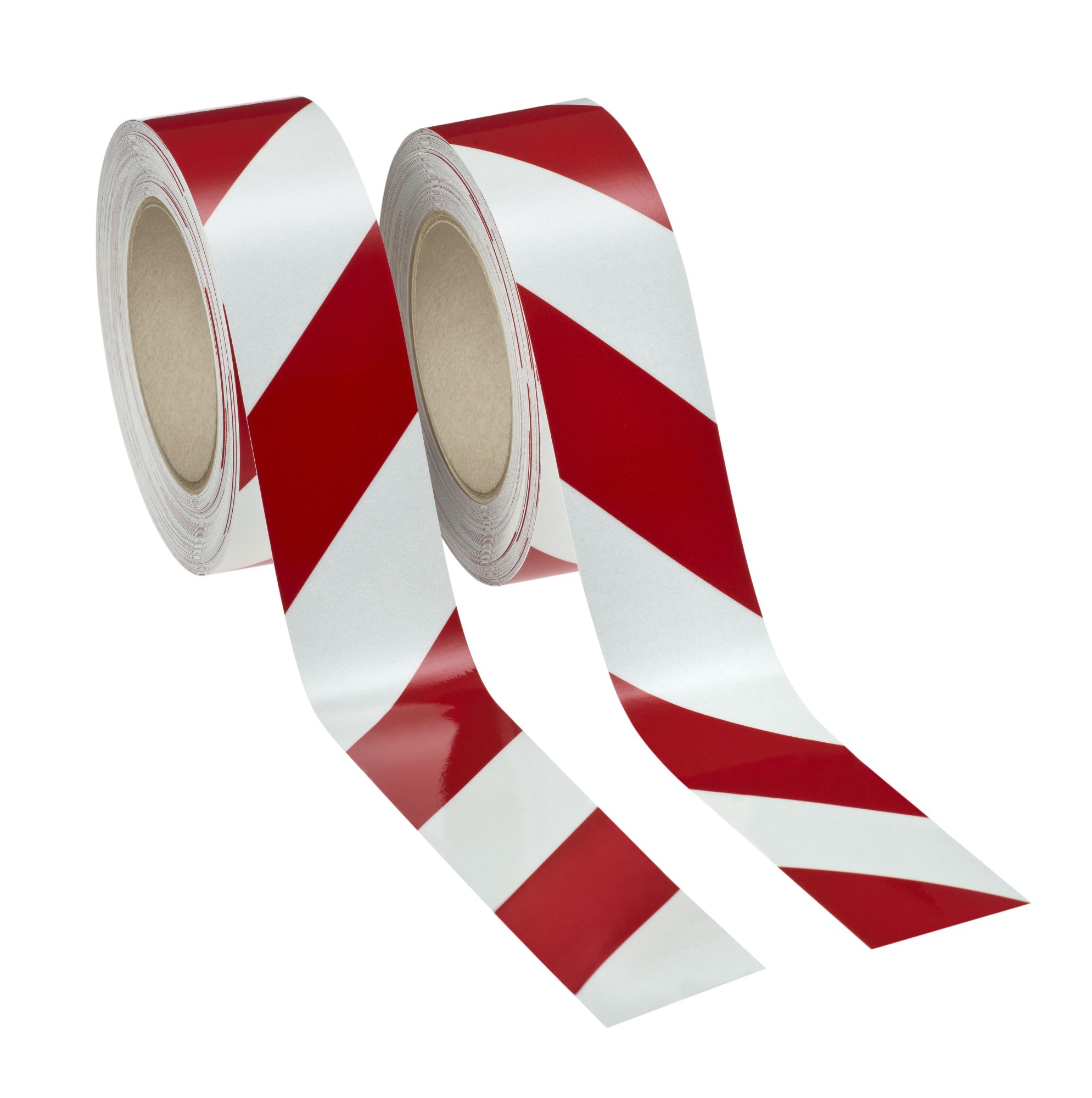3M™ Engineer Grade 13057 Lámina Retrorreflectante Microesferas Clase RA1 EG  IWM AP Rojo/Blanco, Derecha/Izquierda, 2 Rollos 50 mm x 25 m (1 Izda, 1 dcha)