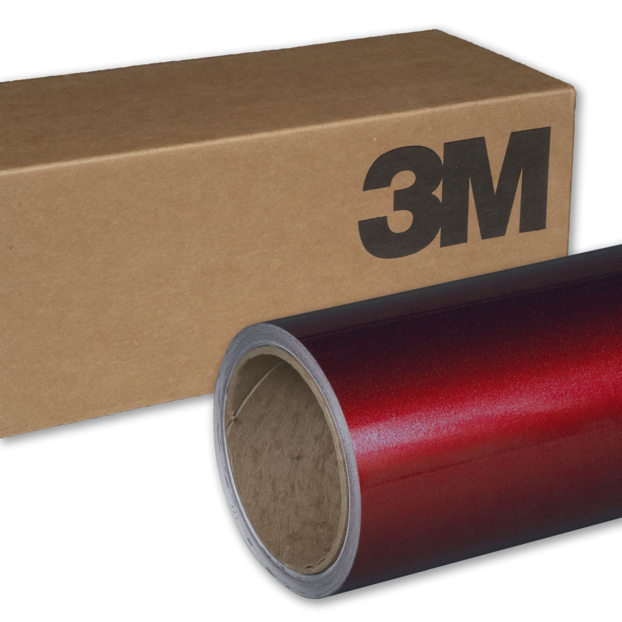 3M™ Wrap Film 2080-G203, Red Metallic, 1524 mm x 22.86 m, 60 in x 25 yd