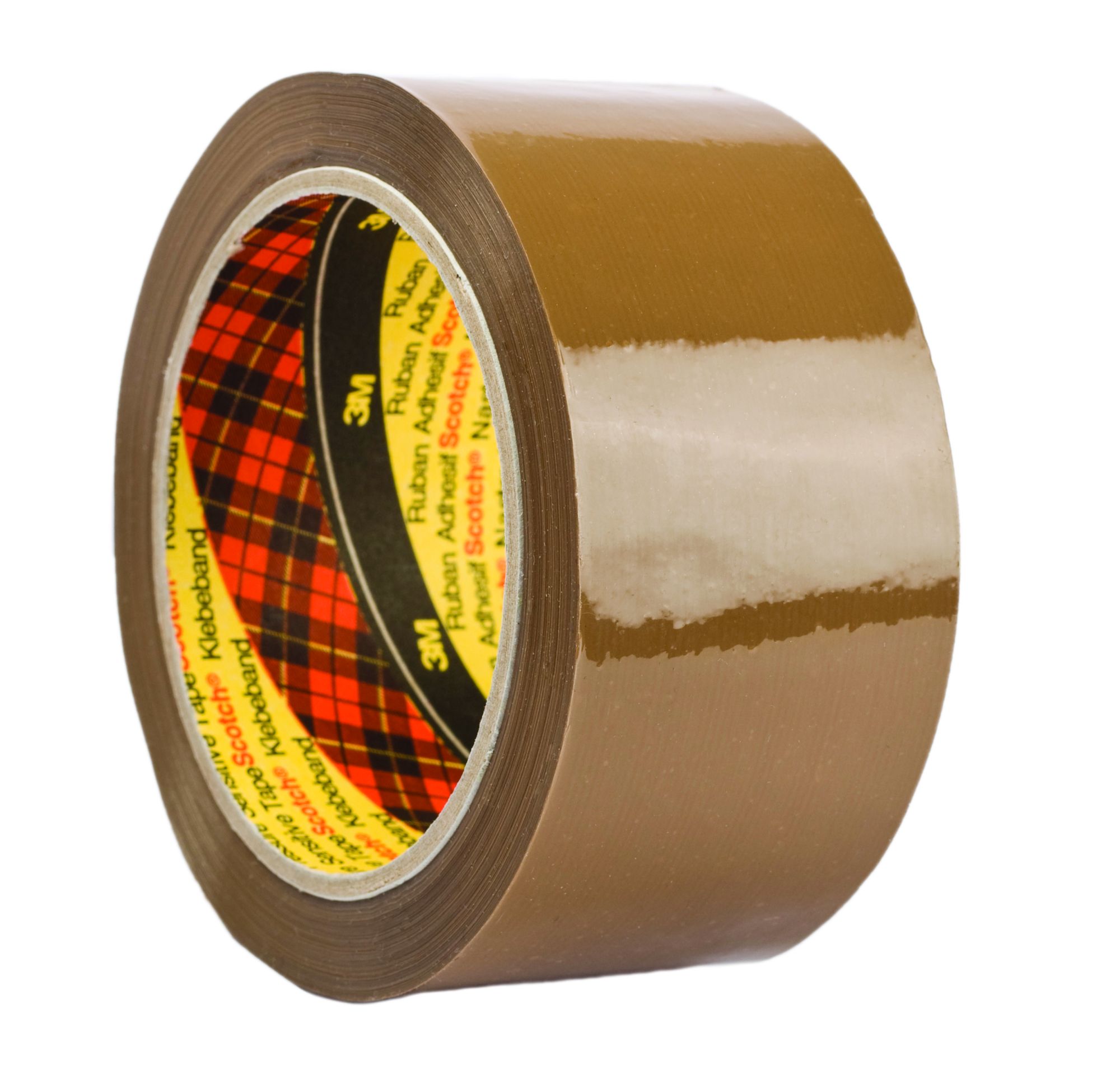 Tartan™ Cinta de embalaje Bajo Ruido 309, Marrón, 50 mm x 66 m, Código de Barras