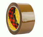 Tartan™ Cinta de embalaje Bajo Ruido 309, Marrón, 50 mm x 66 m, Código de Barras
