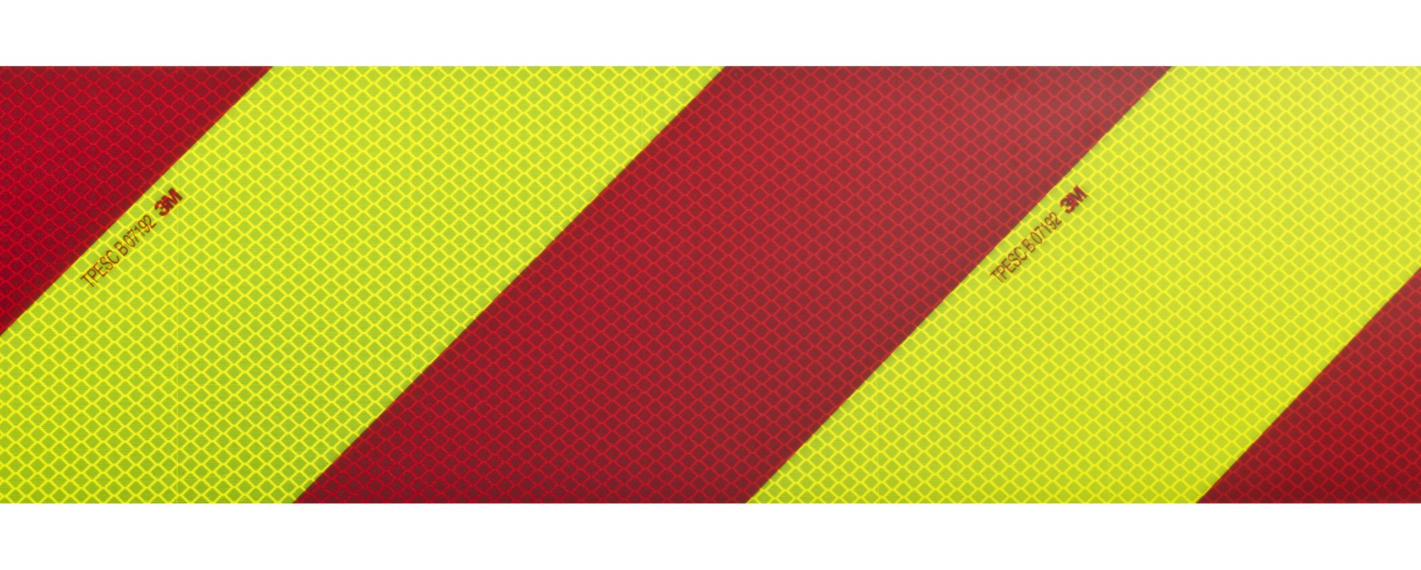 3M™ Diamond Grade™ 4083-33 Lámina Retrorreflec. de Micropris. Clase RA3 DG3 Amarillo-Limón Flúor/Rojo BARR IZDA/DCHA 1,22m x 45,7m , 1 rollo/caja