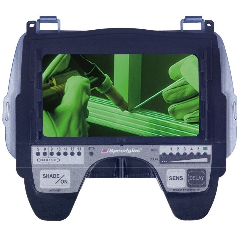 Pantallas de soldadura 3M™ Speedglas™ serie 9100 QR, con filtro de soldadura 9100X, con casco de protección 3M™ H-701, 583615