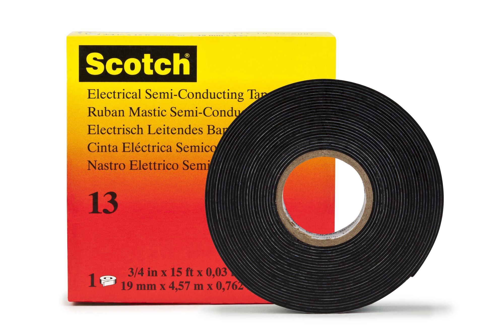 Scotch® 13 Cinta Semiconductora, Autosoldable 19mm x 4.5 m