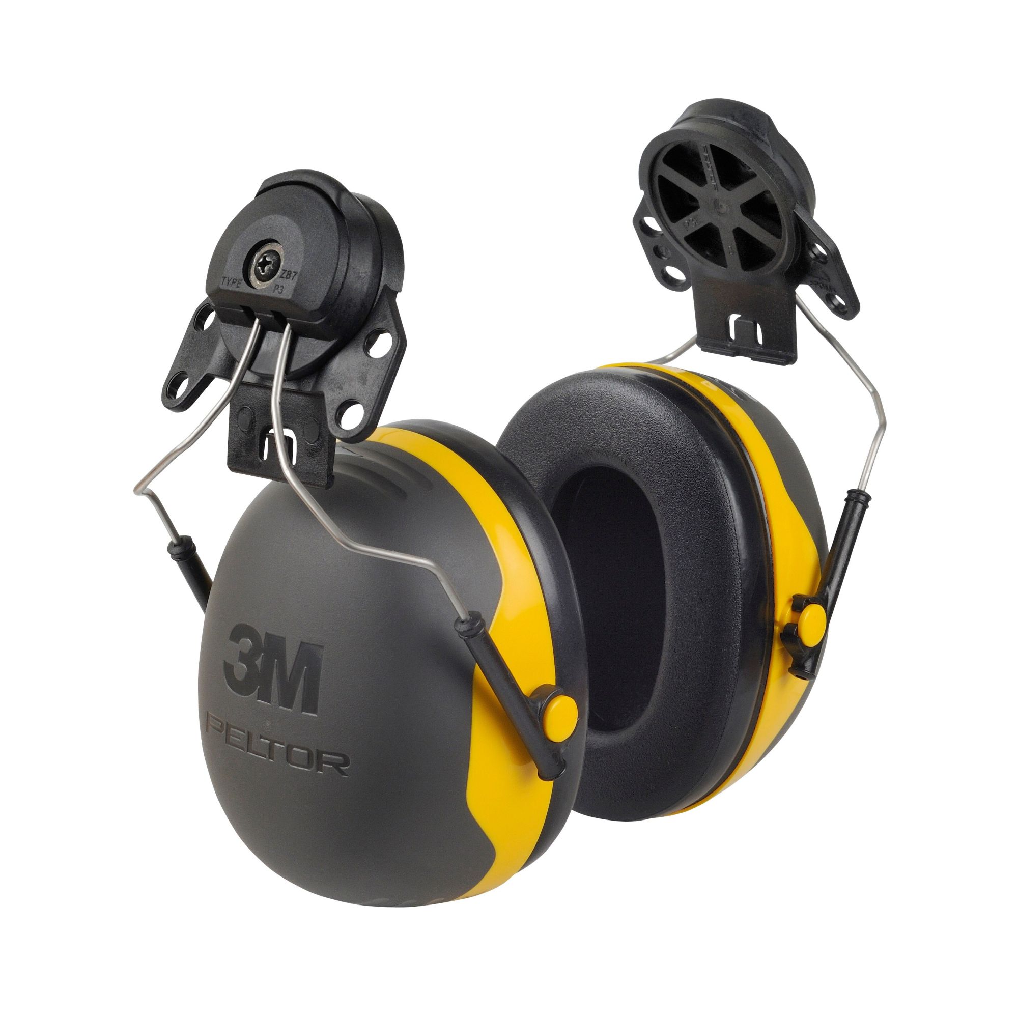 3M™ PELTOR™ Orejeras, 30 dB, amarillo, montadas en casco, X2P3