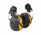 3M™ PELTOR™ Orejeras, 30 dB, amarillo, montadas en casco, X2P3