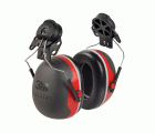 3M™ PELTOR™ Orejeras, 32 dB, rojo, montadas en casco, X3P3