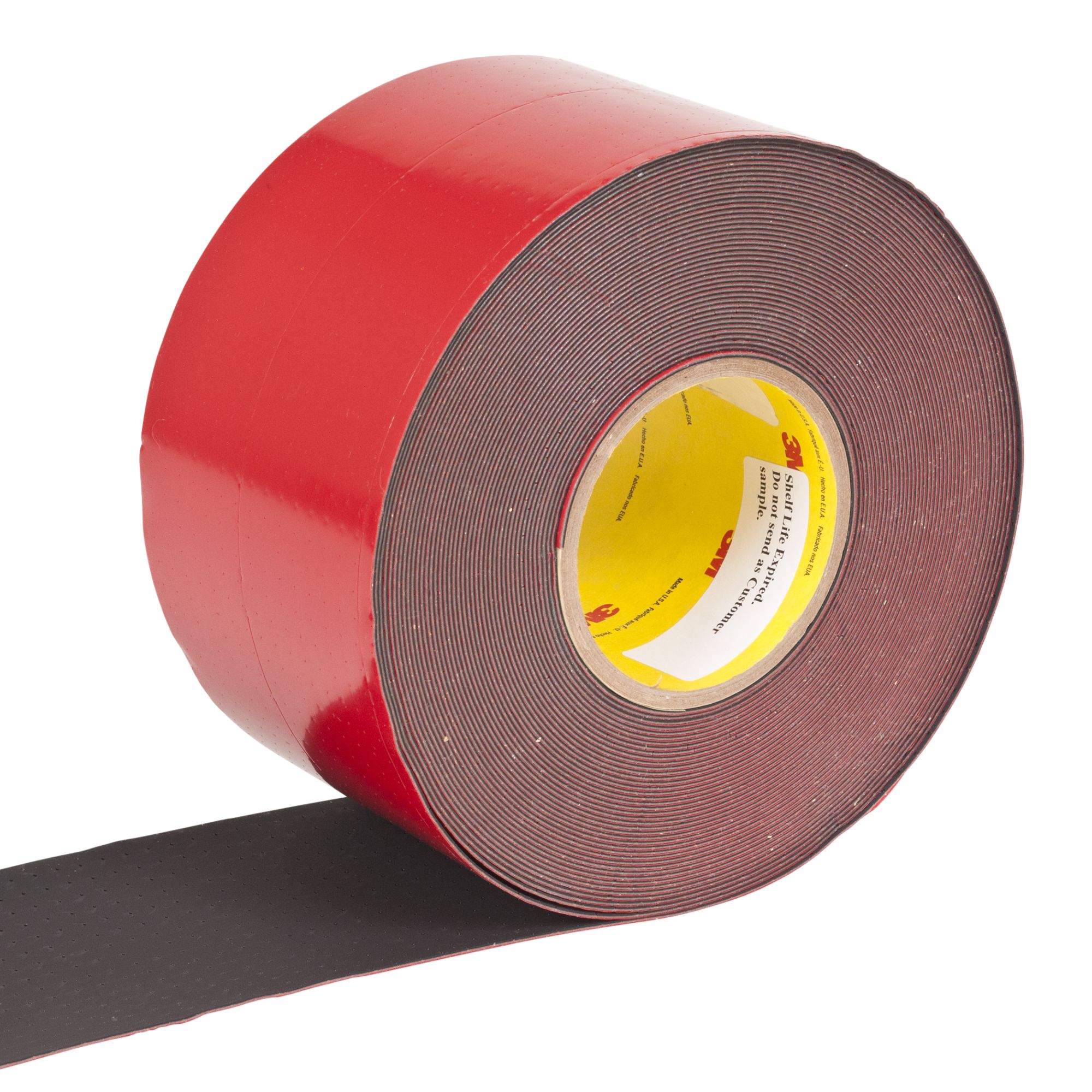 3M™ Polyurethane Protective Tape 8641, Gloss White, Perforated Skip Slit Liner, 24 in x 36 yd