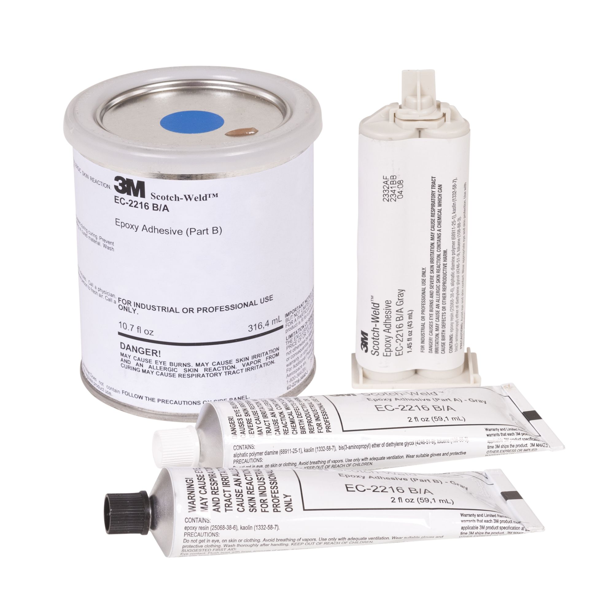 3M™ Scotch-Weld™ Structural Epoxy Adhesive EC-2216 B/A, Grey, US qt Kit