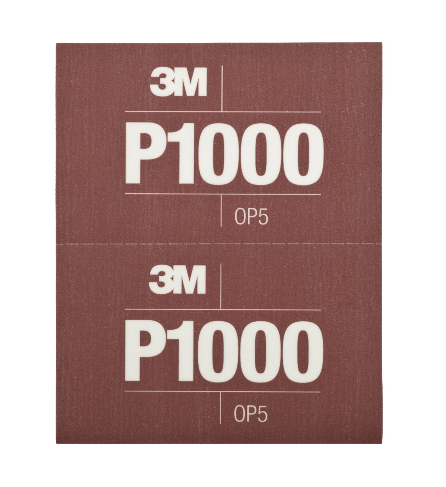 3M™ Hookit™ Hoja manual abrasiva flexible 270J, 140 mm x 171 mm, P1000, 34341