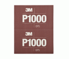 3M™ Hookit™ Hoja manual abrasiva flexible 270J, 140 mm x 171 mm, P1000, 34341