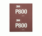 3M™ Hookit™ Hoja manual abrasiva flexible 270J, 140 mm x 171 mm, P800, 34340