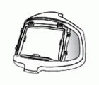Carcasa de repuesto para pantalla de soldadura 3M™ Speedglas™, pantalla exterior, 9100 MP, 570495