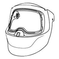 Carcasa de repuesto para pantalla de soldadura 3M™ Speedglas™, pantalla interior, 9100 MP, 570895