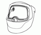 Carcasa de repuesto para pantalla de soldadura 3M™ Speedglas™, pantalla interior, 9100 MP, 570895