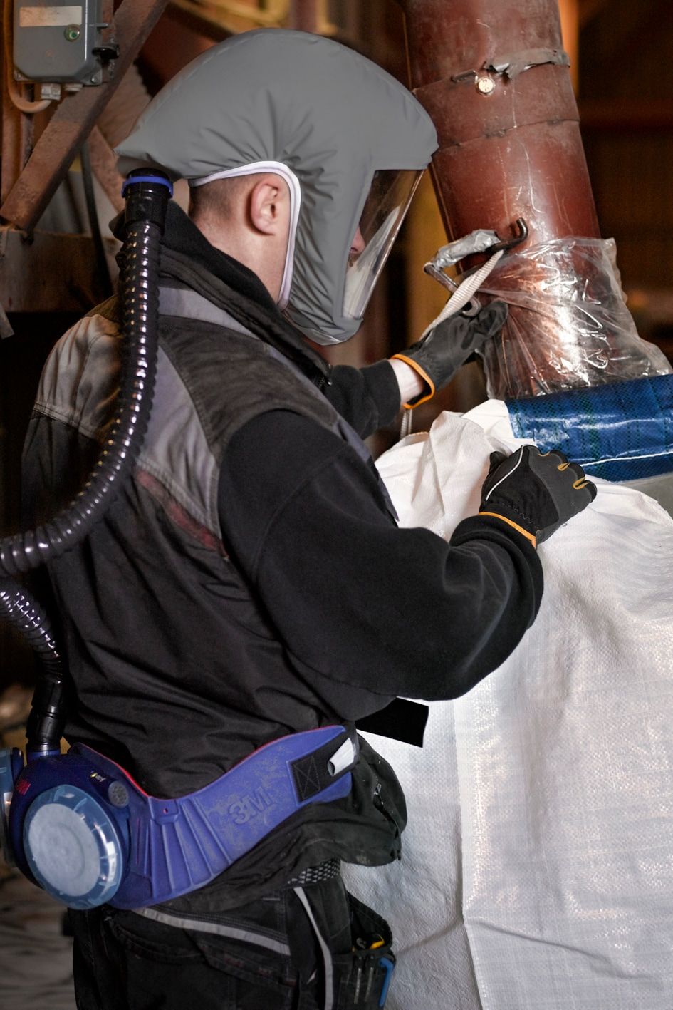 3M™ Versaflo™ Capucha con suspensión integrada y alta durabilidad, pequeña, S-333SG