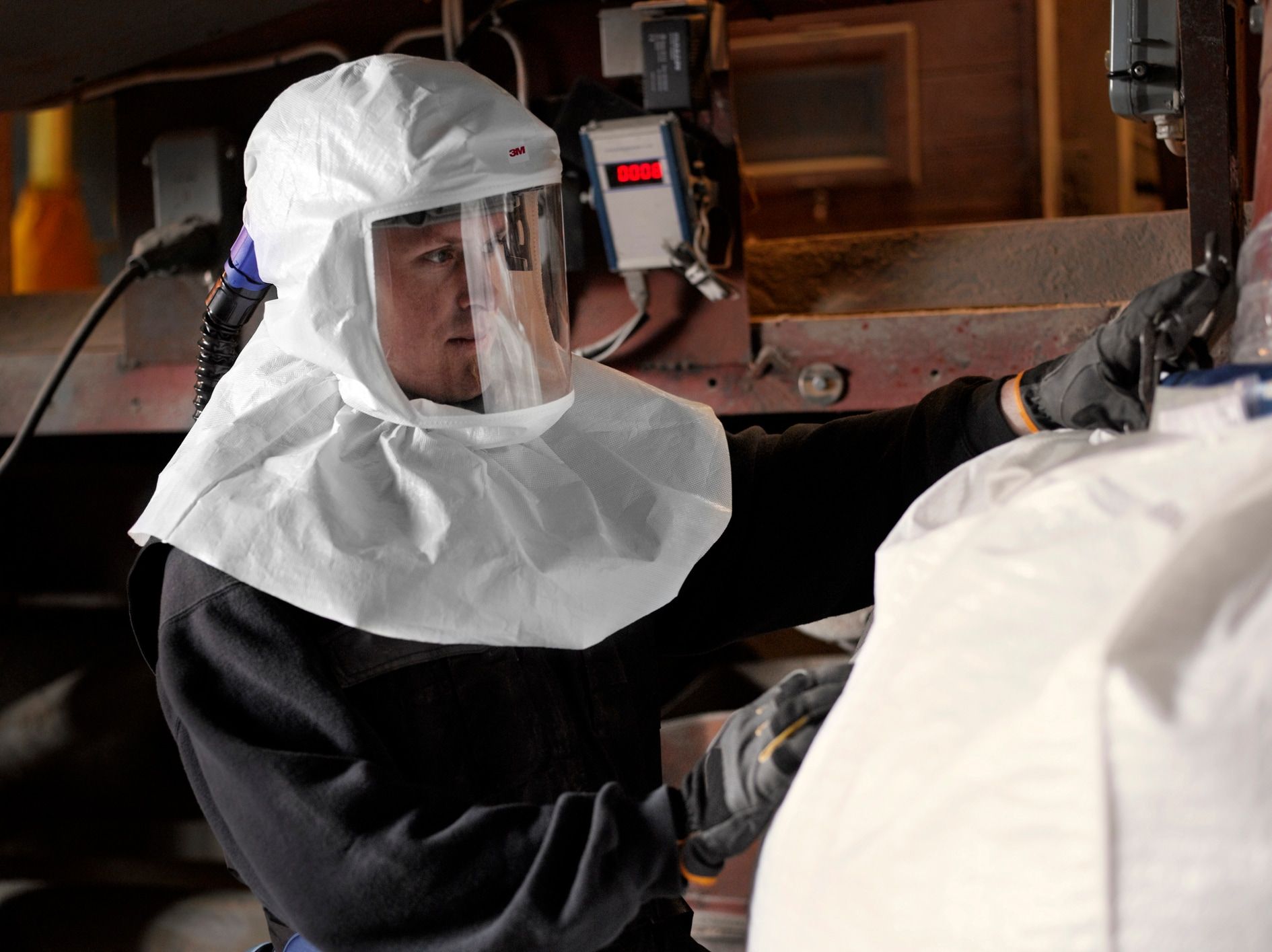 3M™ Versaflo™ Capucha de repuesto premium con cuello interior S-655