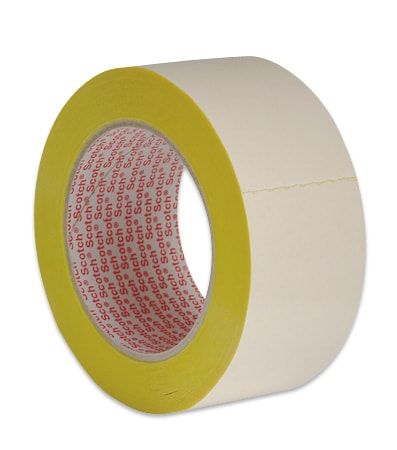 3M™ Cinta Doble Cara para moquetas 9195, Amarillo, 50 mm x 25 m, 0.13 mm