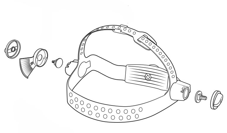 3M™ Arnés de cabeza para pantalla 10V