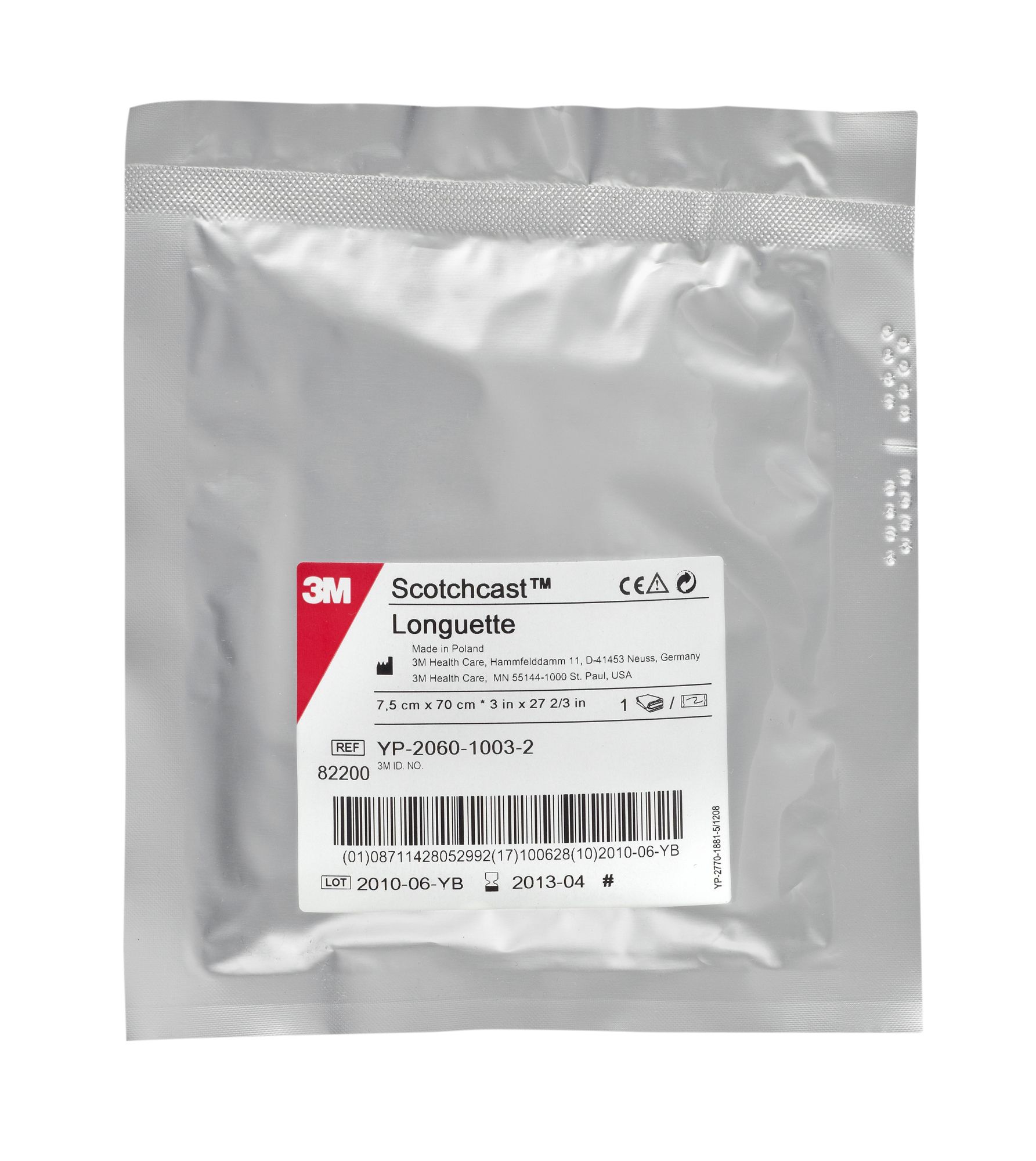 3M™ Scotchcast™ 82200 Longuette Férula de 7,5cm x 70cm 10 UN/EBJE