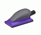 3M™ Hookit™ Taco manual multiagujeros Purple+, 70 mm x 127 mm, 05170