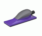 3M™ Hookit™ Taco manual multiagujeros Purple+, 70 mm x 198 mm, 05171