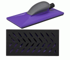 3M™ Hookit™ Taco manual multiagujeros Purple+, 115 mm x 225 mm, 05173