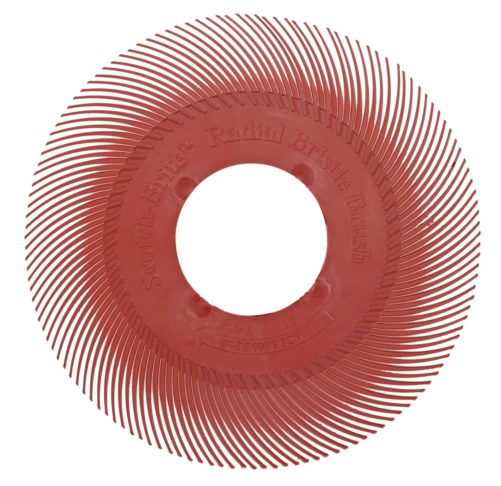 3M™ Scotch-Brite™ Disco de sustitución para Cepillo Radial Bristle, BB-ZB, 152 mm, P120, Blanco, Tipo C