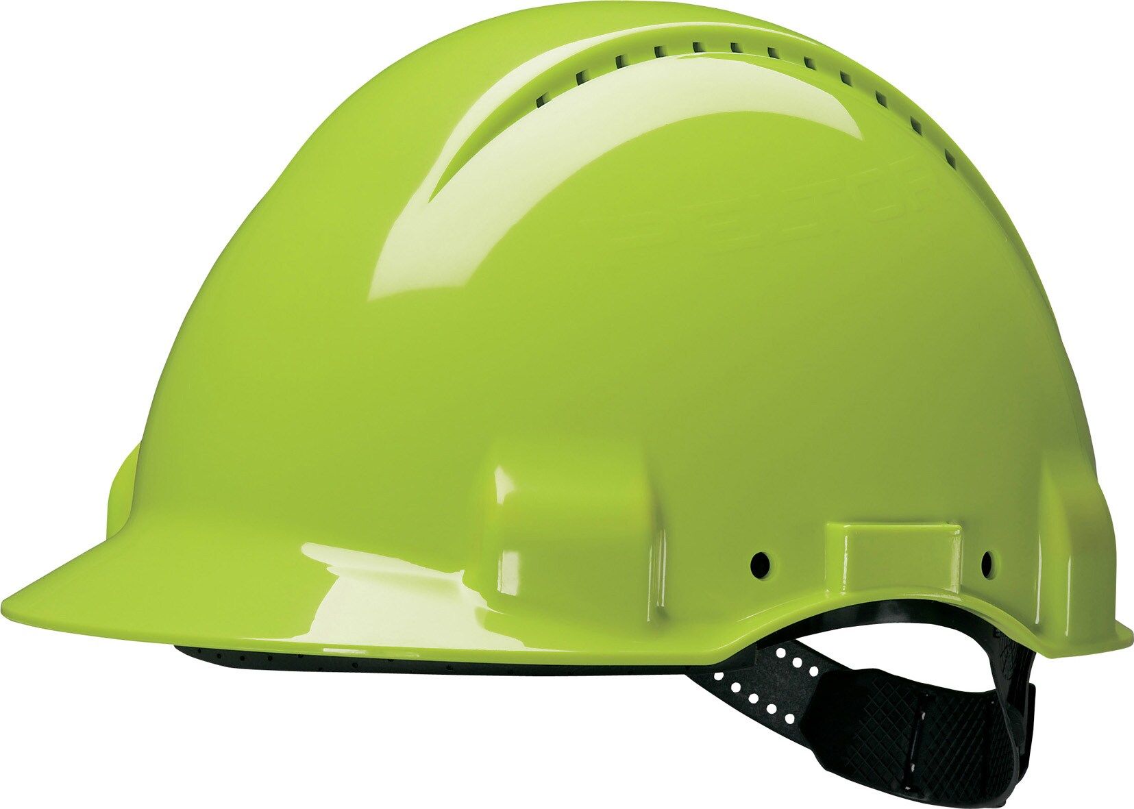 3M™ Casco, Uvicator, con pasador, ventilado y banda antisudor de cuero, de alta visibilidad, G3000DUV-GB