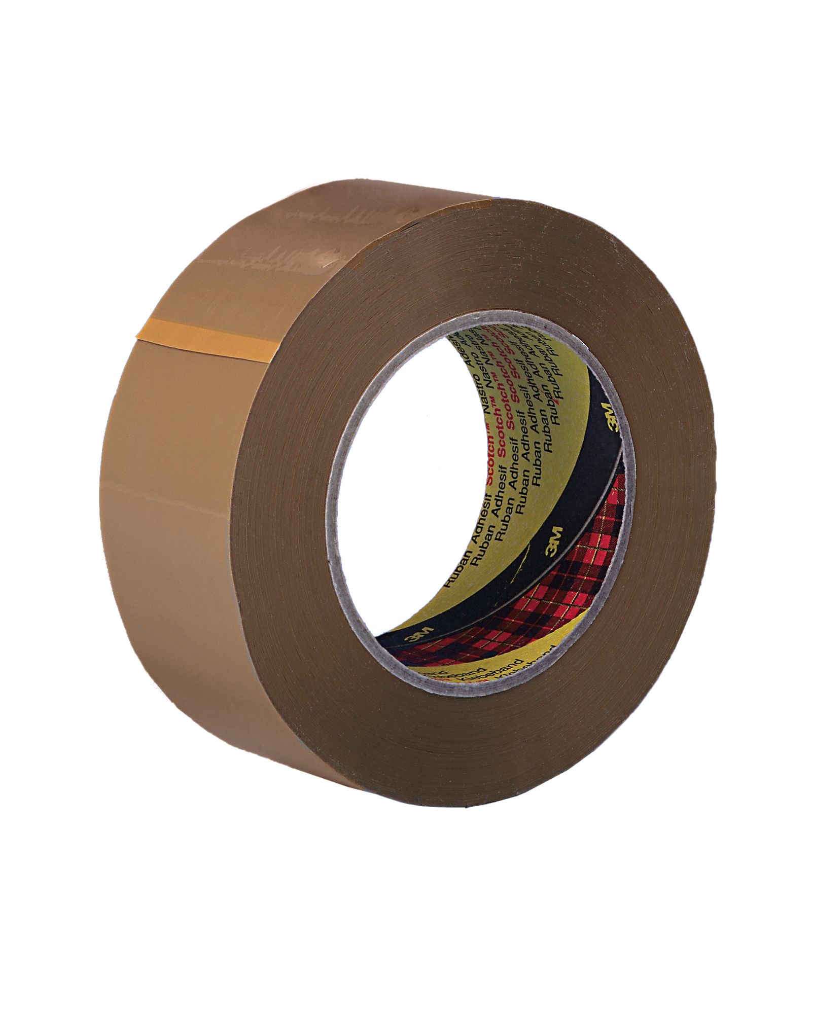 3M™ Scotch® Cinta de embalaje 6890, PVC, Marrón, 25 MM x 66 M