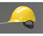 Casco 3M™, Uvicator, Pasador, Dieléctrico 440v, Amarillo, G3001CUV-GU