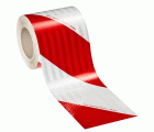 3M™ High Intensity Prismatic 3410 Lámina Retrorreflectante Microprismática Clase RA2 HIP Derecha/Izquierda Blanco/Rojo, 2 Rollos 141 mm x 9 m (1 izda, 1 dcha)